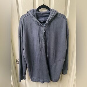 Aerie Women’s Blue Hoodie Size Medium EUC